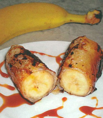 Бананы запеченные в тесте