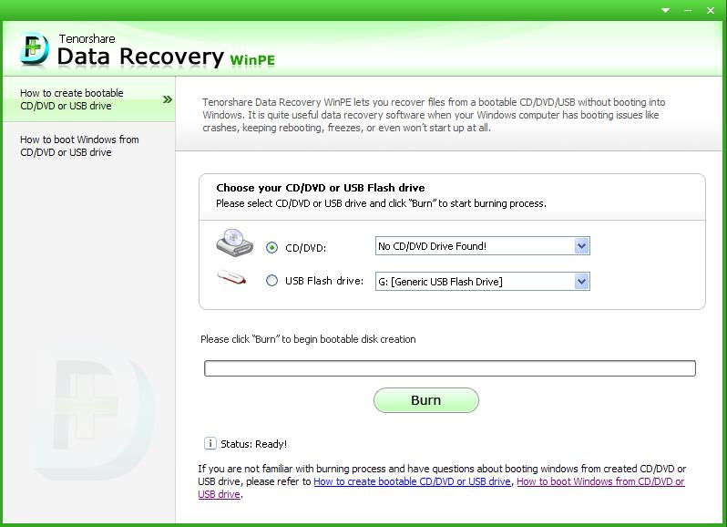 завантажити додаток   Tenorshare Data Recovery   з офіційного сайту
