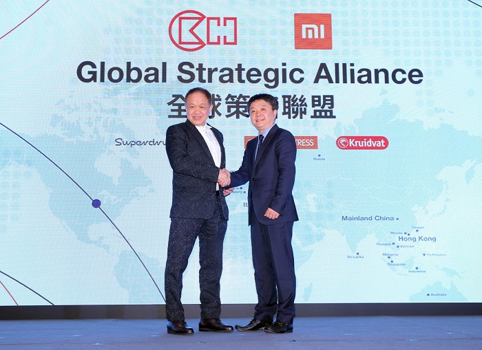 Альянс розширить асортимент брендів активів CK Hutchison 3 Group і AS Watson і допоможе прискорити міжнародну експансію Xiaomi