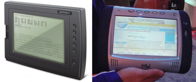 Незабаром в гонку інтернет-планшетів долучилися й інші виробники, наприклад, компанія 3Com зі своїм електронним пристроєм Audrey зразка 2000 року