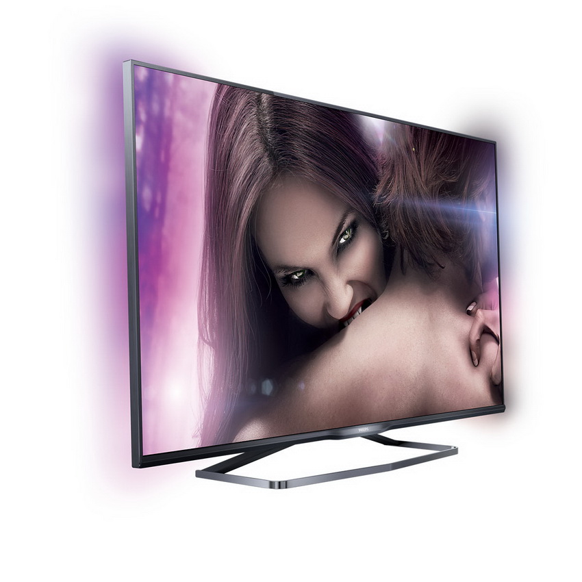 Загальна вага телевізора з підставкою становить 12 кг, а товщина його корпусу рівні 53 мм