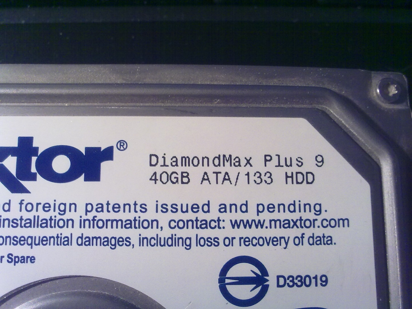 Ось як виглядатиме старий добрий диск IDE, диски цього стандарту ще продаються