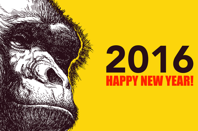 2016 рік - рік Червоної Вогненної Мавпи