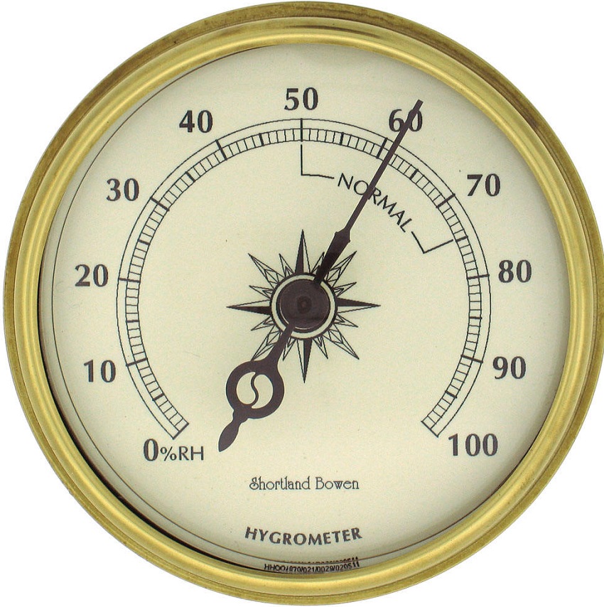 Ваговій гигрометр вимірює кількість водяної пари, що знаходиться в складі однієї одиниці повітря (в 1 м³)