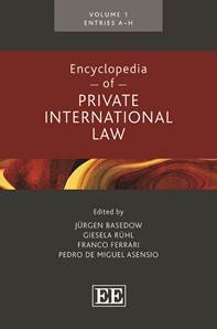 У вересні 2017 року видана Енциклопедія Міжнародного приватного права (Encyclopedia of Private International Law)